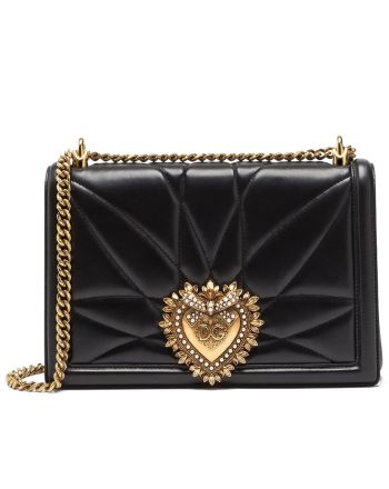 Dolce & Gabbana Large Devotion Bag in quilted nappa leather